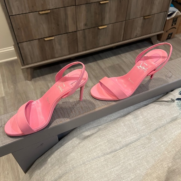 Pink RED BOTTOMS - Picture 1 of 4